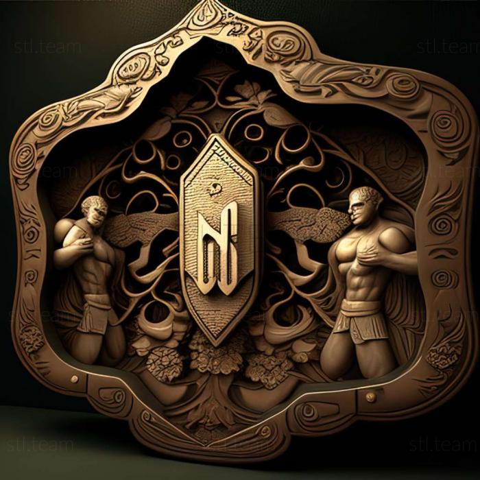 3D model UFC 2009 Undisputed game (STL)
